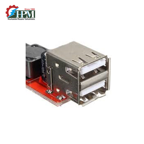 PCBA FOR DUAL USB DC STEP DOWN MODULE (power bank front)